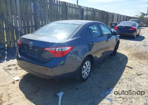 2016 Toyota Corolla Le из США, поврежденный, VIN 5YFBURHE9GP526077